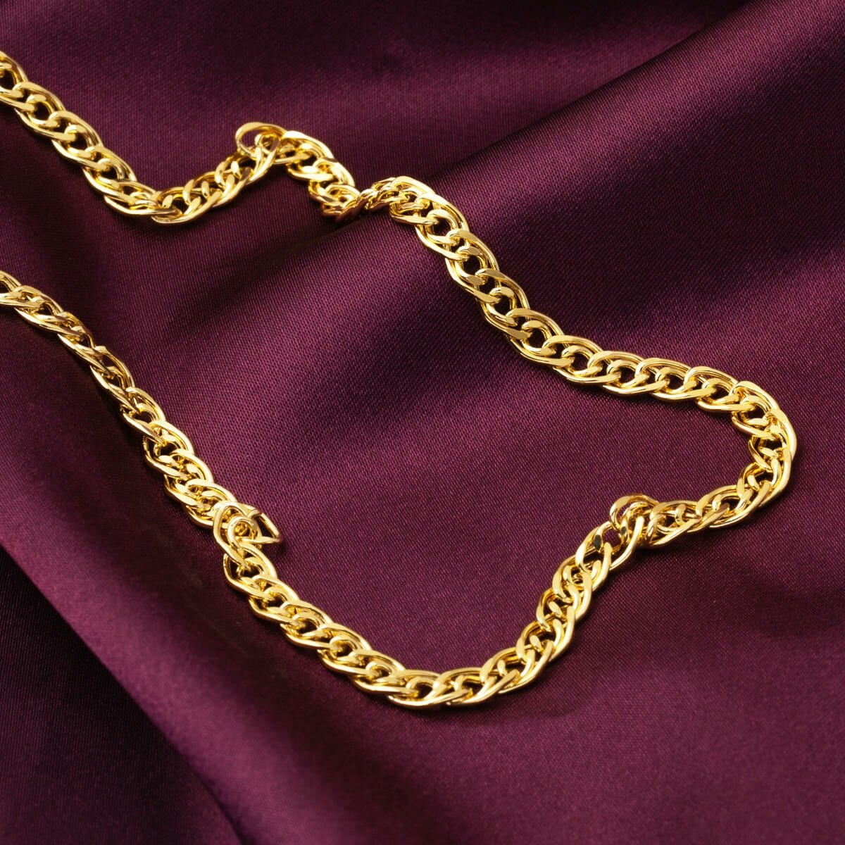 14K Yellow Gold Milky Way Chain Necklace (10.09 g)