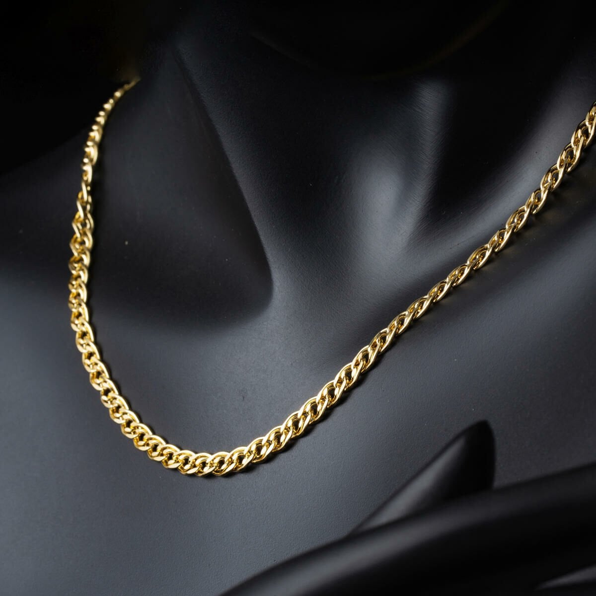 14K Yellow Gold Milky Way Chain Necklace (10.09 g)
