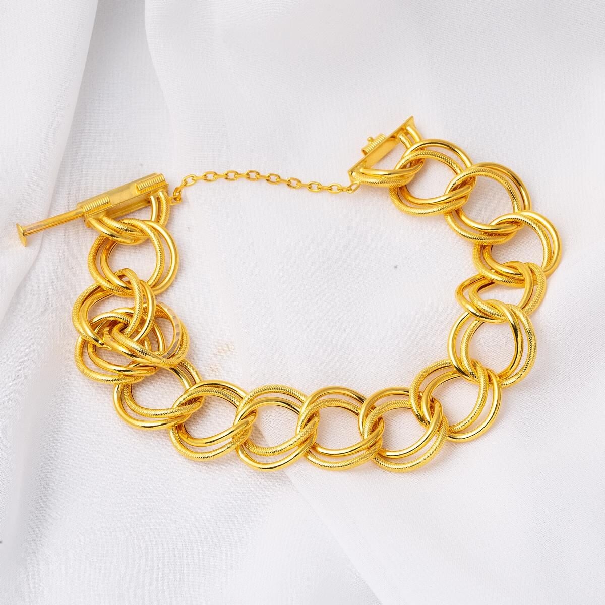 14K Yellow Gold Milky Way Bracelet (13.85 g)