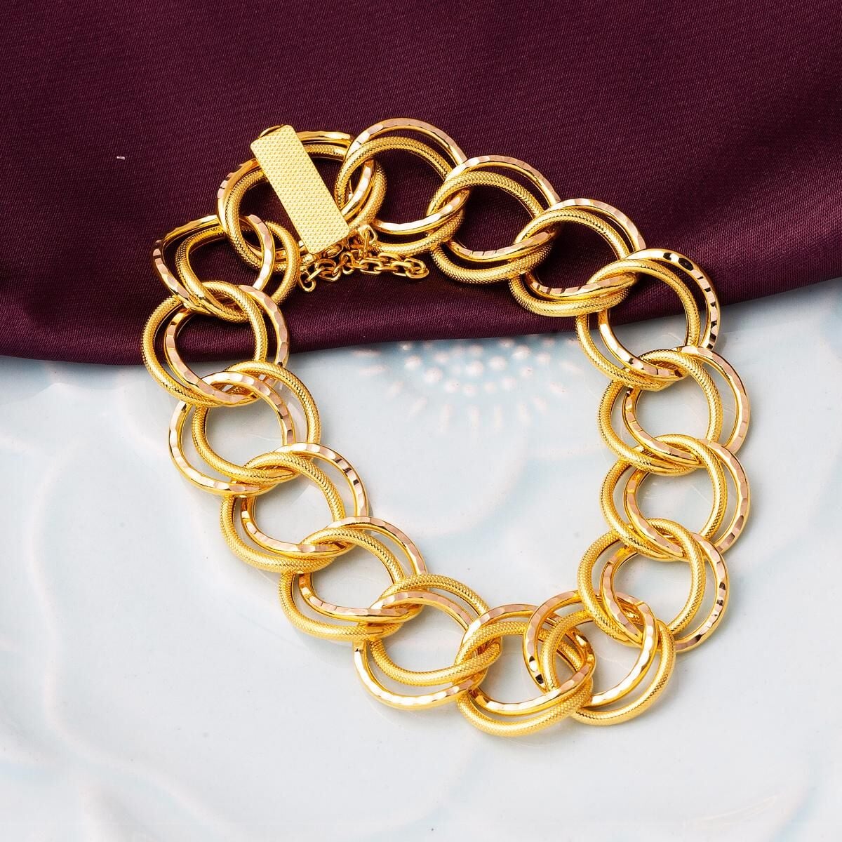 14K Yellow Gold Milky Way Bracelet (13.85 g)