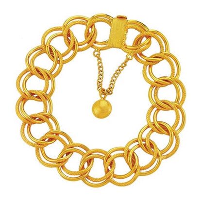 22K Yellow Gold Milky Way Bracelet (18 g)