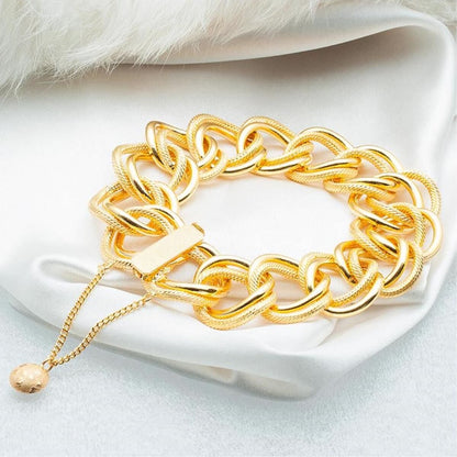 22K Yellow Gold Milky Way Bracelet (30 g)