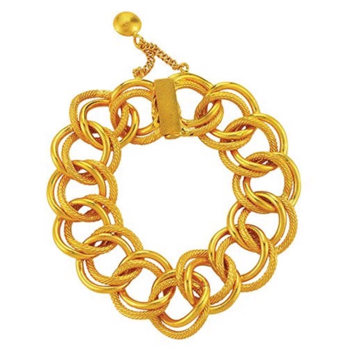 22K Yellow Gold Milky Way Bracelet (30 g)