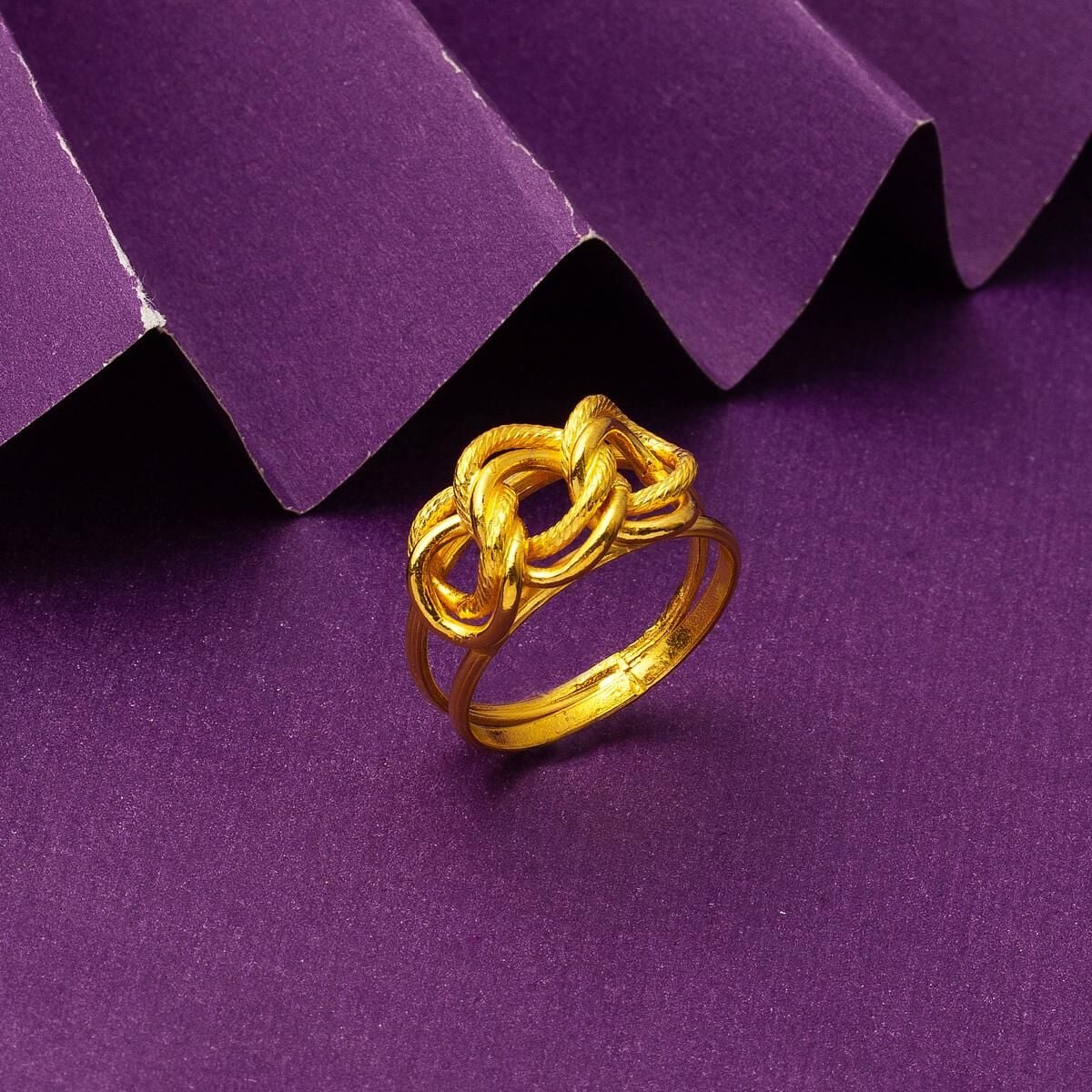 22K Yellow Gold Milky Way Ring