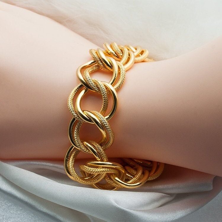 22K Yellow Gold Milky Way Bracelet (30 g)