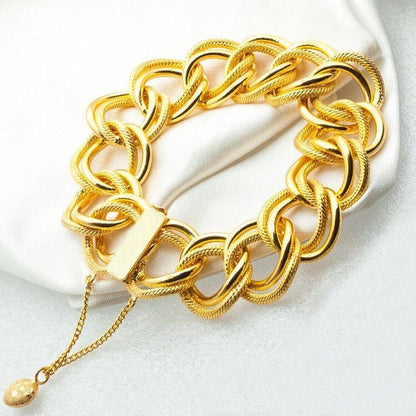 22K Yellow Gold Milky Way Bracelet (30 g)