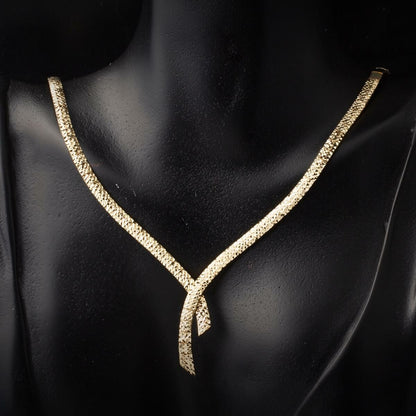 14K Yellow Gold Drop Wedding Set