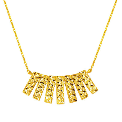 22K Yellow Gold Drop Design Women's Necklace