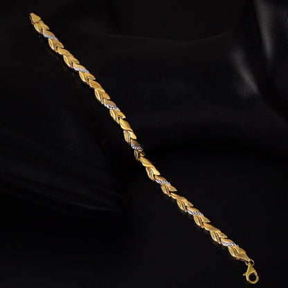 14K Yellow Gold Ivy Bracelet (6.1 g)