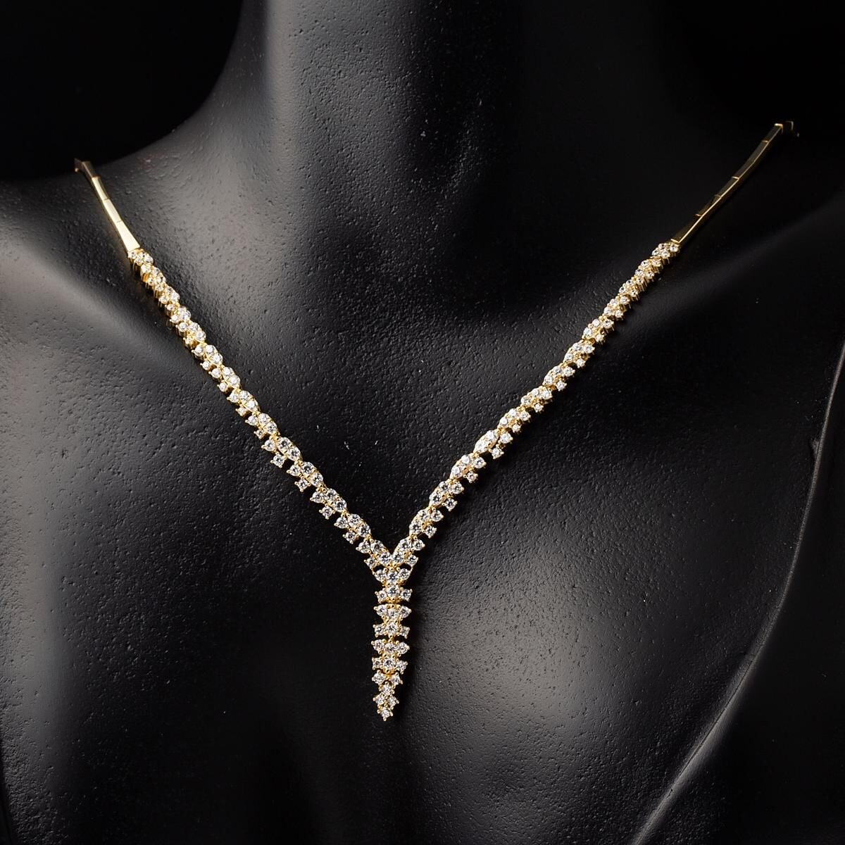 14K Yellow Gold Ivy Cubic Zirconia Set