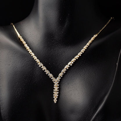 14K Yellow Gold Ivy Cubic Zirconia Set