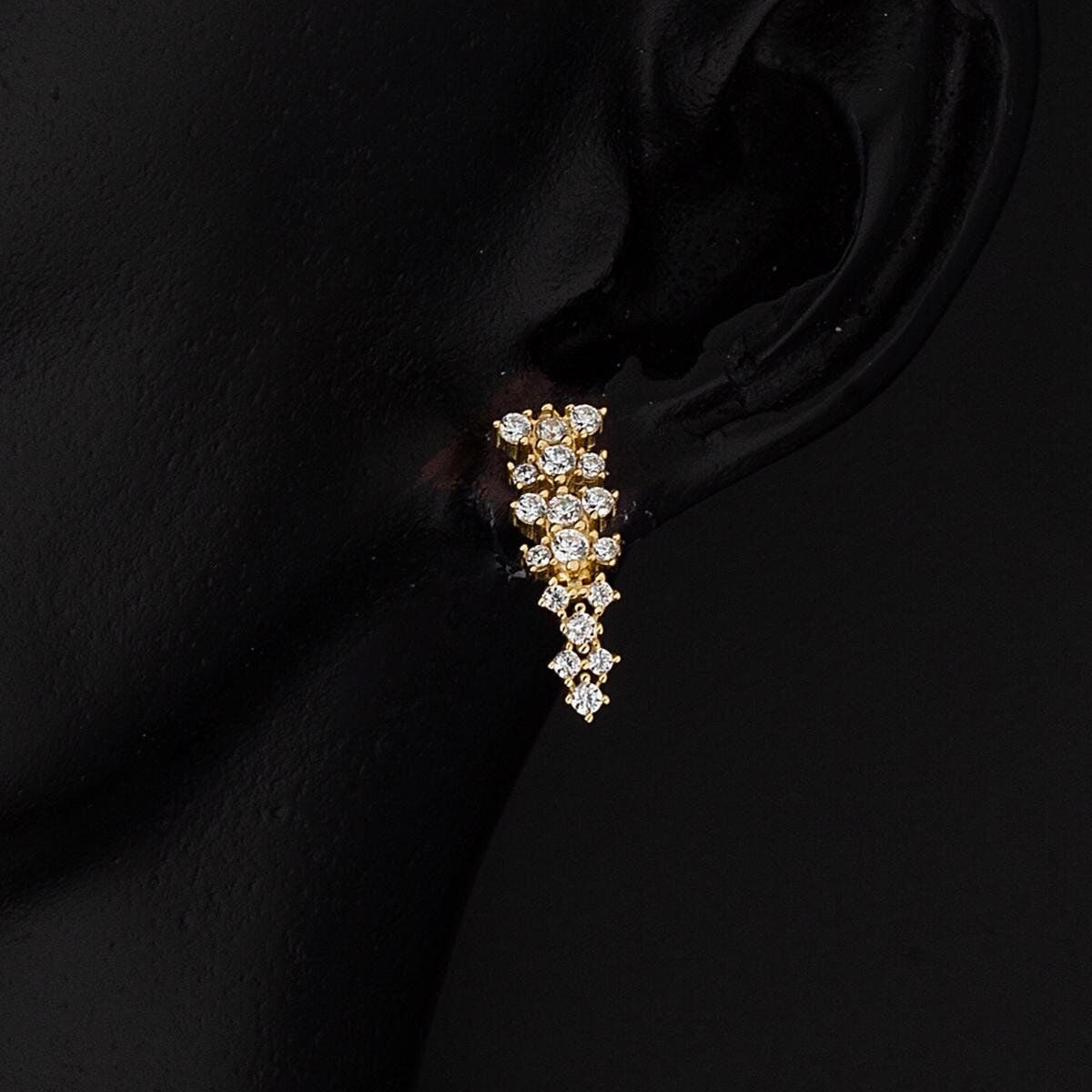 14K Yellow Gold Ivy Cubic Zirconia Set