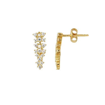 14K Yellow Gold Ivy Cubic Zirconia Set