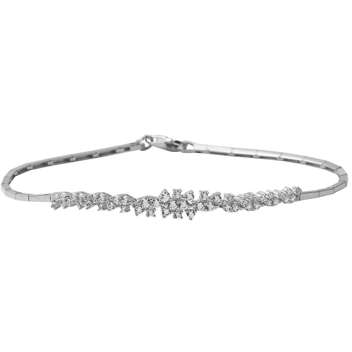 14K White Gold Ivy Cubic Zirconia Jewelry Set (14.88 g)
