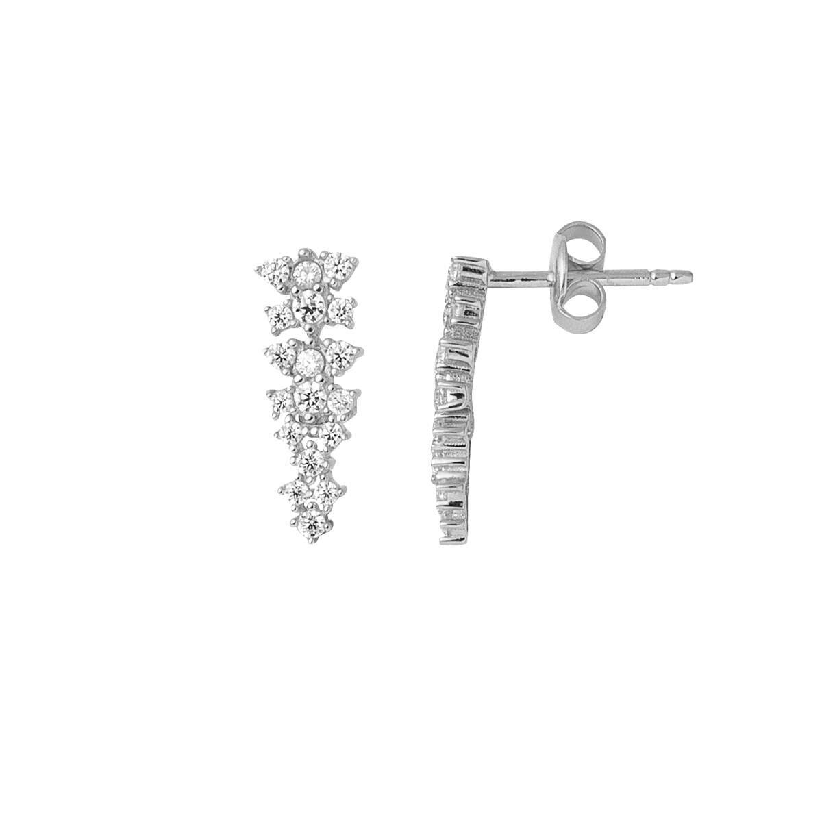 14K White Gold Ivy Cubic Zirconia Jewelry Set (14.88 g)