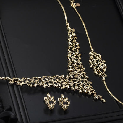 14K Yellow Gold Ivy Jewelry Set