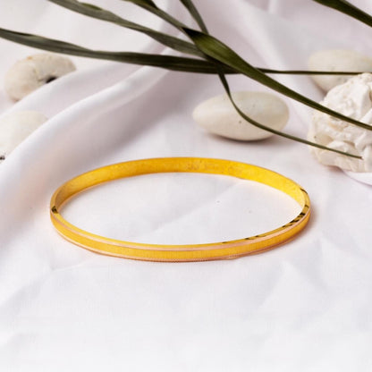 14K Yellow Gold Setina Gift Bangle