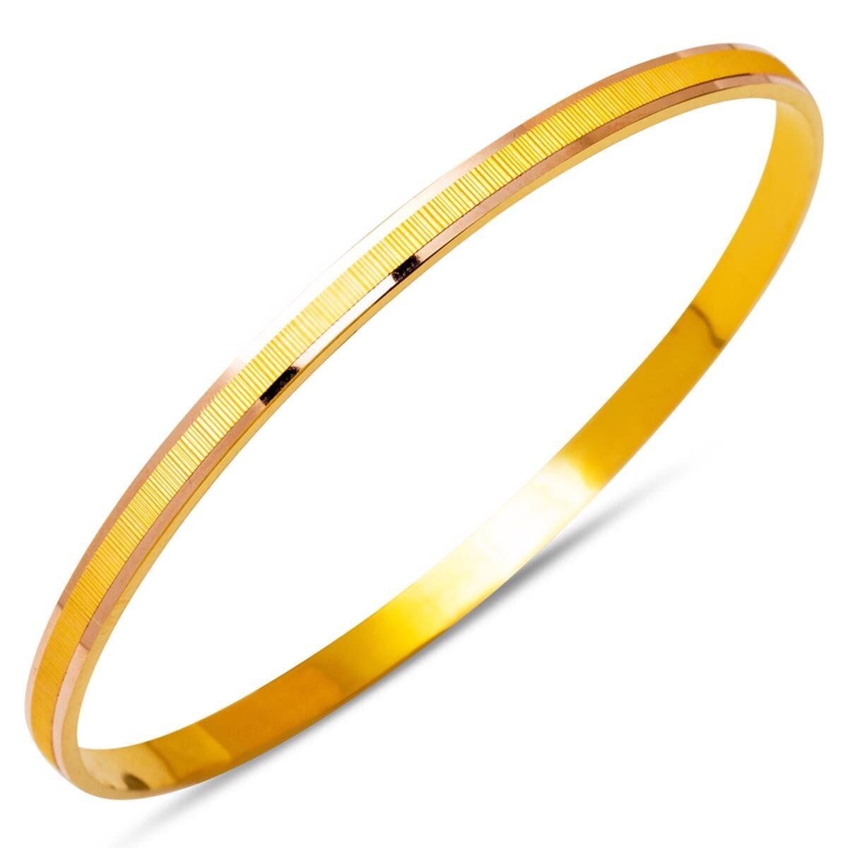 14K Yellow Gold Setina Gift Bangle