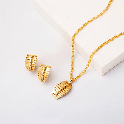 14K Yellow Gold Row Double Mini Minimalist Cubic Zirconia Set