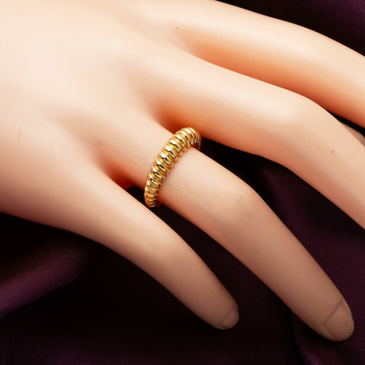 14K Yellow Gold Sita Twisted Ring
