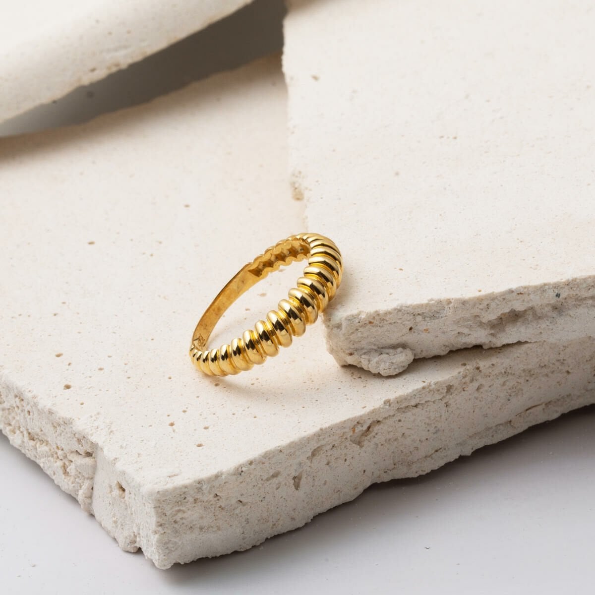 14K Yellow Gold Sita Twisted Ring
