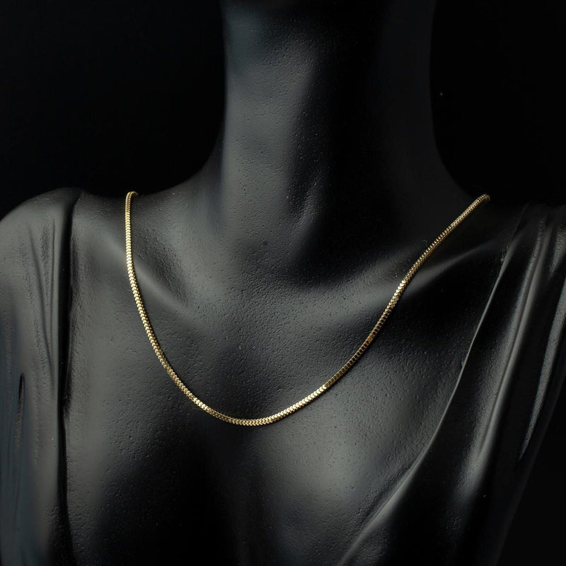 14K Yellow Gold Snake Chain 50 cm