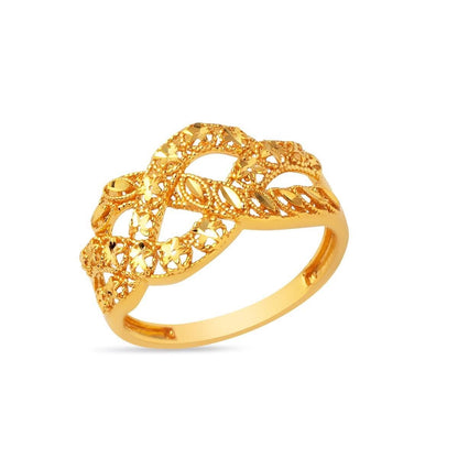 22K Yellow Gold Infinity Ring