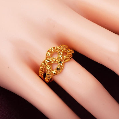 22K Yellow Gold Infinity Ring