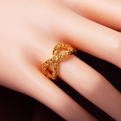 22K Yellow Gold Infinity Ring (2.81 g)