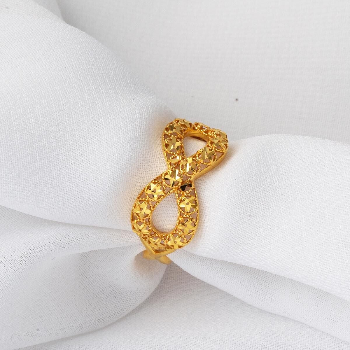 22K Yellow Gold Infinity Ring (2.81 g)