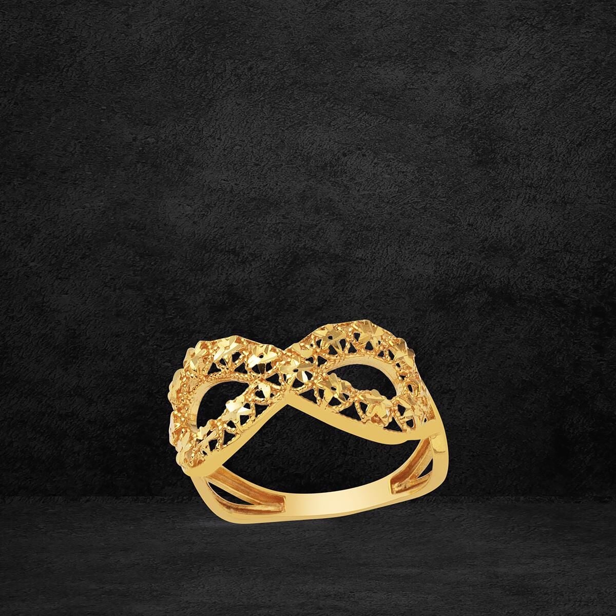 22K Yellow Gold Infinity Ring (2.81 g)