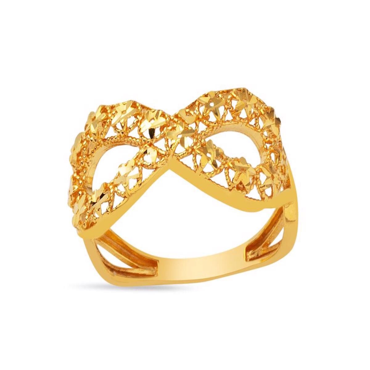 22K Yellow Gold Infinity Ring (2.81 g)