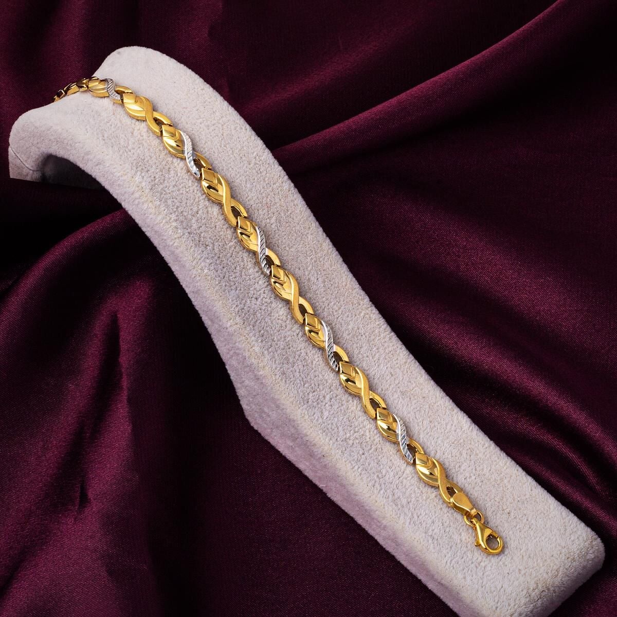 14K Yellow Gold Infinity Bracelet