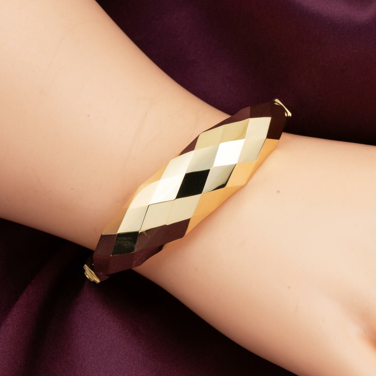 14K Gold Minimalist Cuff Bangle