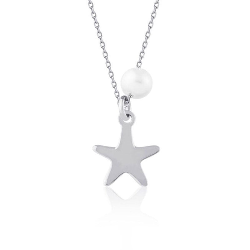 14K White Gold Stelsa Pearl Necklace
