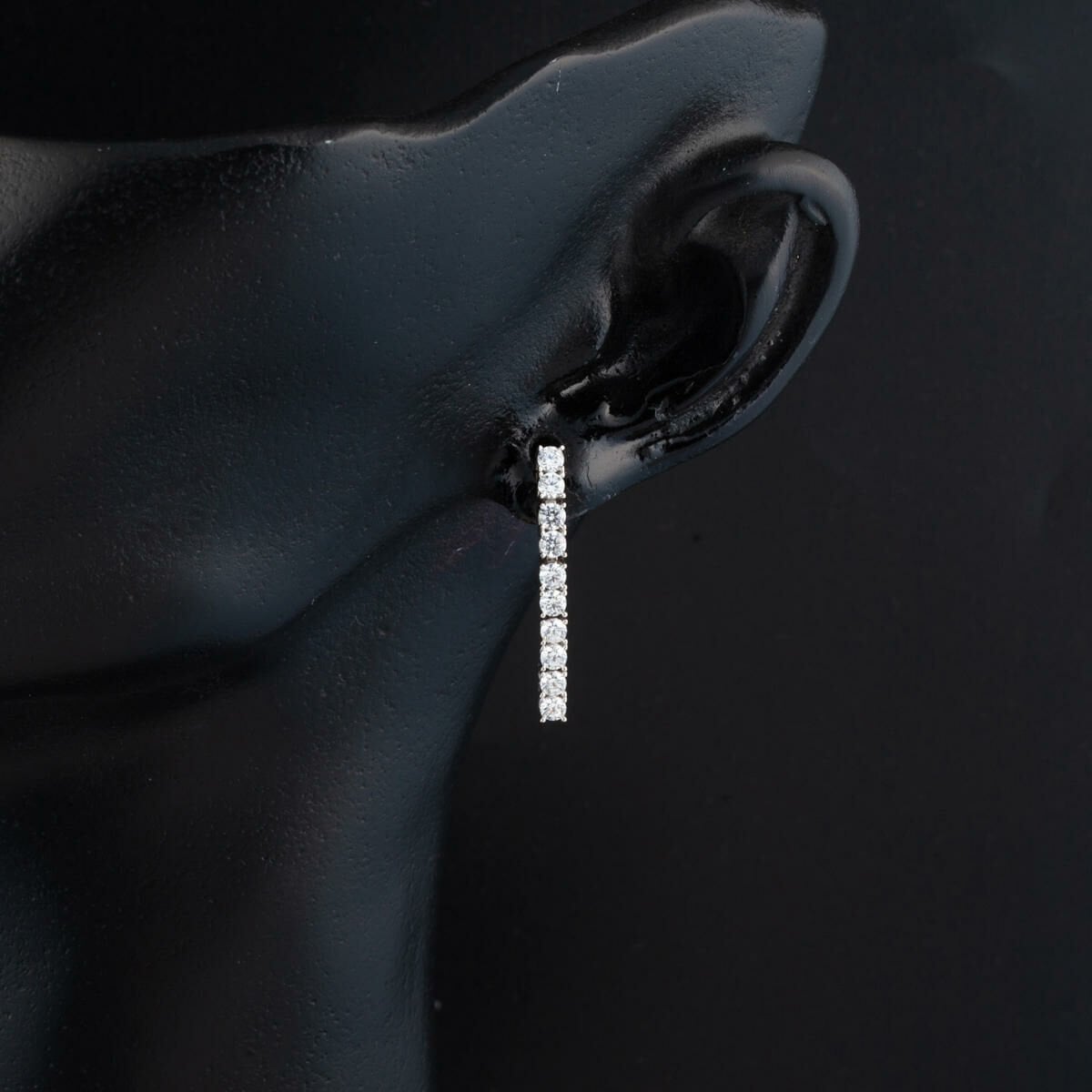 14K White Gold Tennis Minimalist Cubic Zirconia Set (21.35 g)
