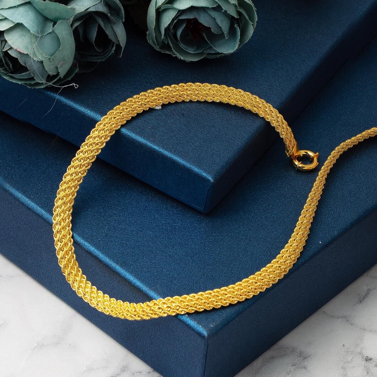 14K Yellow Gold Sultan Twisted Jewelry Set