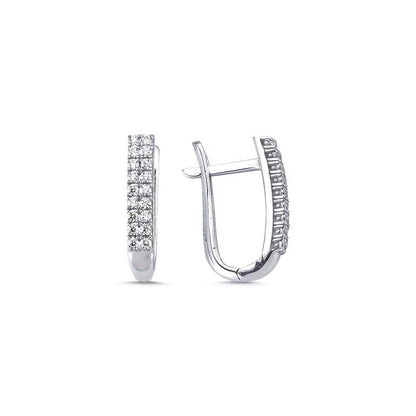 14K White Gold Tennis Cubic Zirconia Jewelry Set (12.82 g)