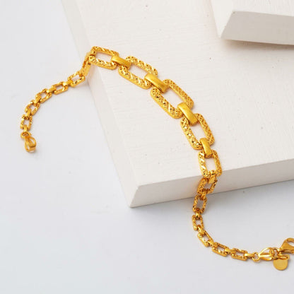 22K Yellow Gold Tight Women's Bracelet
