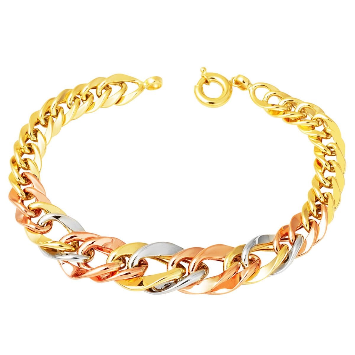 14K Yellow Gold Tight Hoop Hallow Bracelet