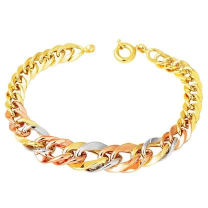 14K Yellow Gold Tight Hoop Hallow Bracelet