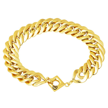14K Yellow Gold Tight Hoop Design Bracelet