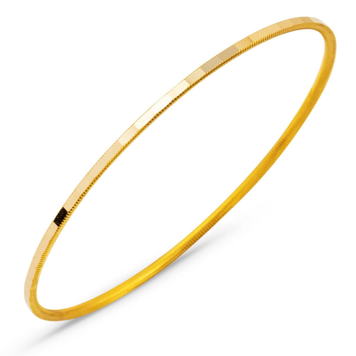 14K Yellow Gold Ajda Design Bangle