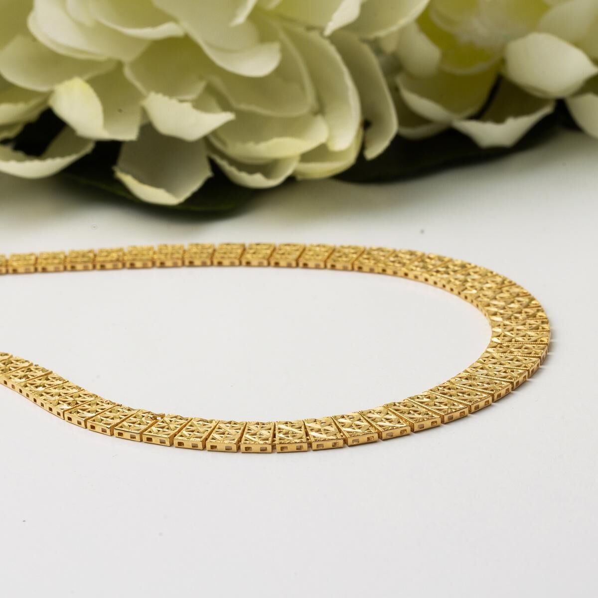 14K Yellow Gold Women's Collar Necklace
