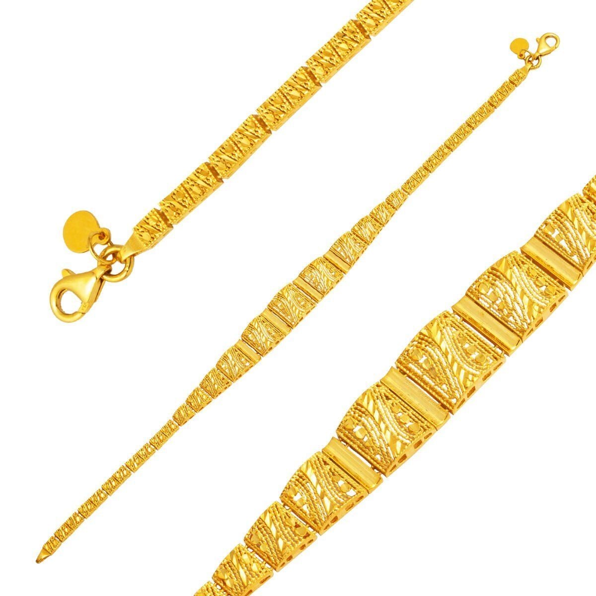 22K Yellow Gold Classic Bracelet