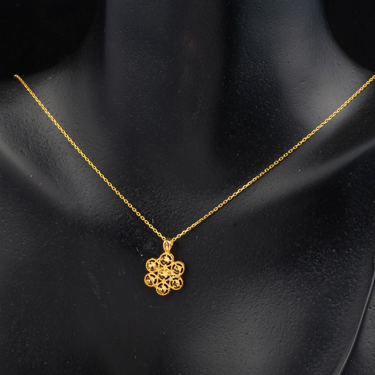 22K Yellow Gold Women's Chain Necklace
