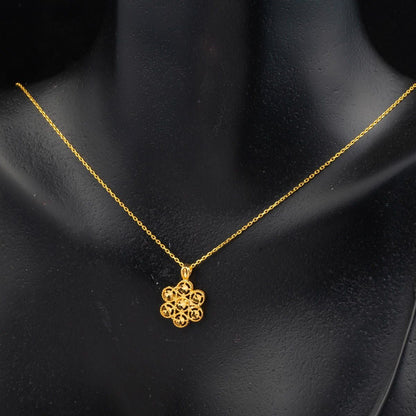 22K Yellow Gold Women's Chain Necklace