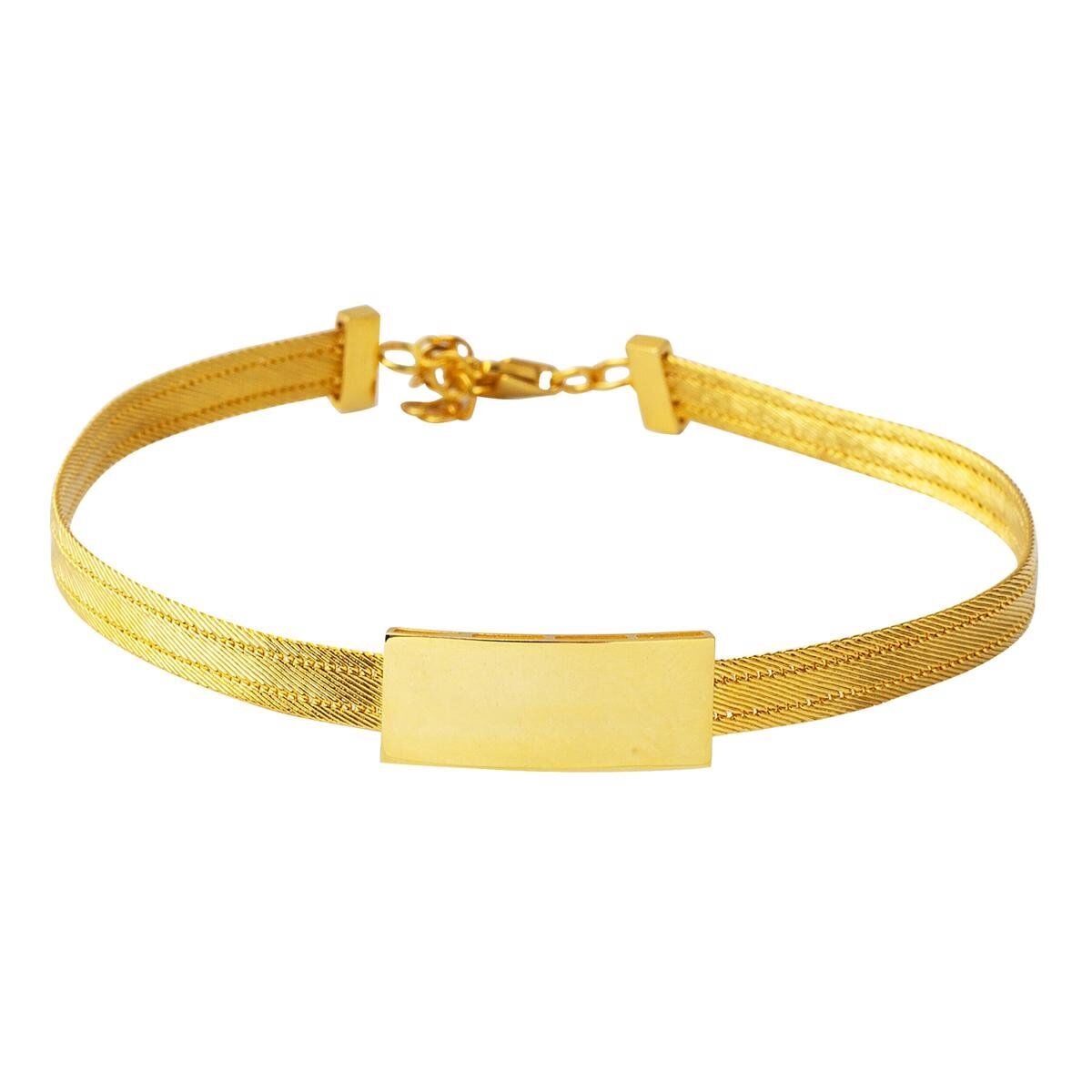 14K Yellow Gold Trabzon Mesh Bracelet