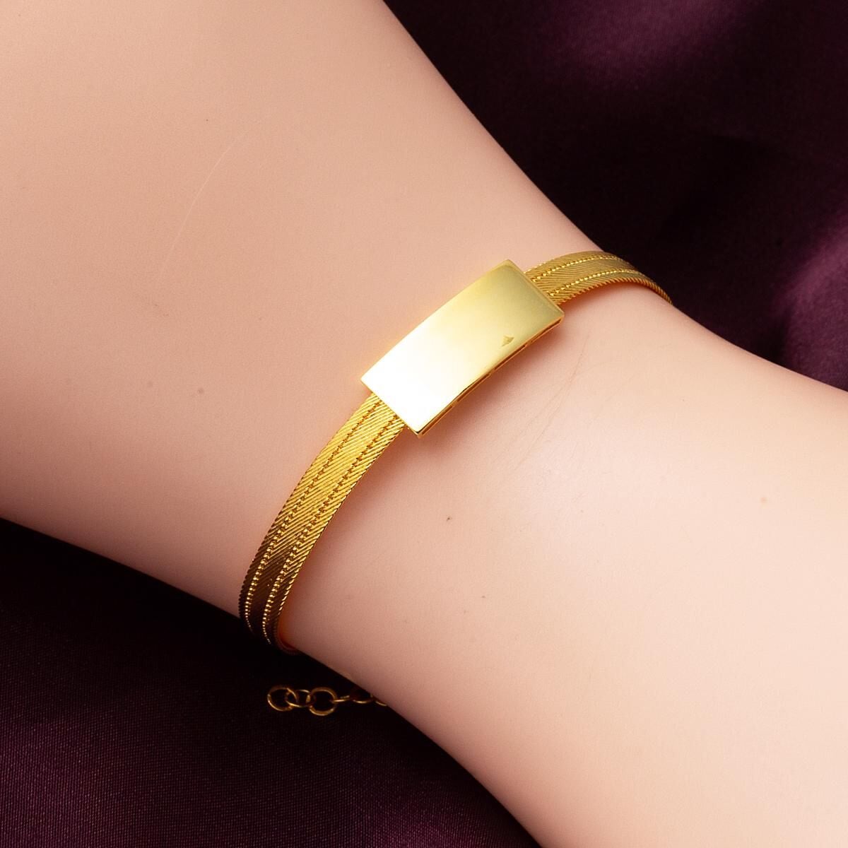 14K Yellow Gold Trabzon Mesh Bracelet