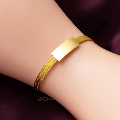 14K Yellow Gold Trabzon Mesh Bracelet